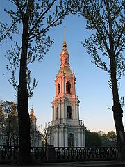 photo "Belfry of a cathedral of sacred Nikolay in Saint P"