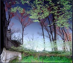 фото "old bridge and autumn..."