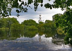 фото "Вид на колокольню Юрьева Монастыря с Витославиц в"
