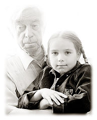 фото "Дед и его внучка"