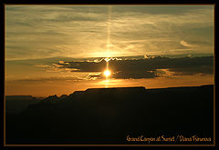 фото "Закат над Великим Каньоном"