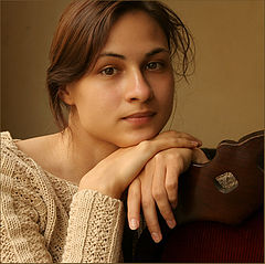фото "Margerretta. In the cafe and looking at me"