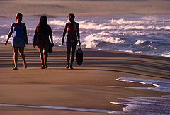 фото "Walking in the beach"