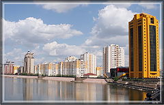 photo "New buildings on a right bank"