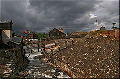 photo "Sombre old mountain town"