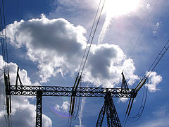 photo "The sun in wires"