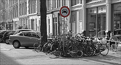 photo "hmm... somewhere here I have left the bicycle!"