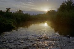 photo "Dawn in the Russian remote places"