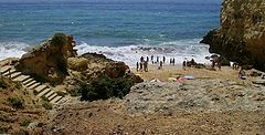 фото "Little beach on the rocks"