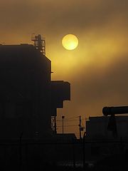 photo "Industry in the fog"