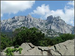 photo "Ai-Petri mountain. View from Vorontsov's Palace."