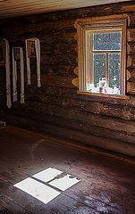 photo "Window in a log hut"