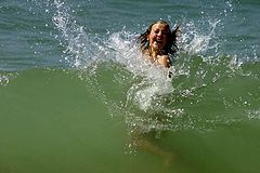 photo "Holidays XVIII - Playing on the waves"