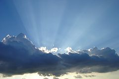 photo "Sun behind the cloud"