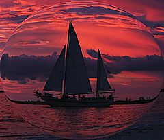 фото "Sailboat In A Bubble"