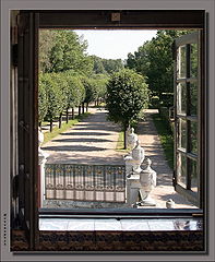 photo "View from a window of the Dutch small house in "Ku"