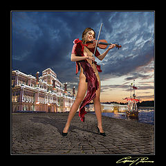 photo "Nocturne for a Violin on the Hopes Square"
