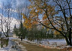 фото "Осенняя встреча с котом."