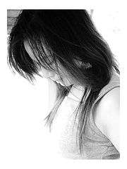 photo "candid girl in B&W"