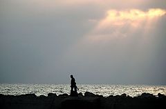photo "The father, the son and... Light from the sky"