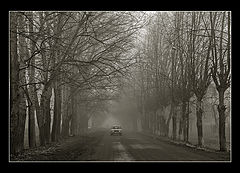 photo "Gloomy road # 2"