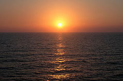 фото "Sunset at sea"