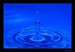 photo "Drops in blue 500"