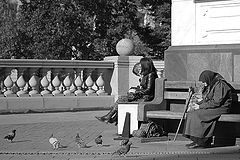 photo "The old woman-pilgrim"