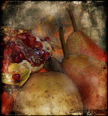 фото "pomegranate & pears"