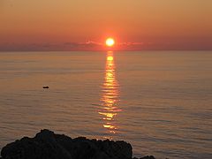 photo "Tramonto a Punta del faro"