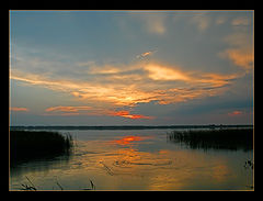 фото "Sundown at lake"