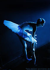 photo "Ballerina in blue light"