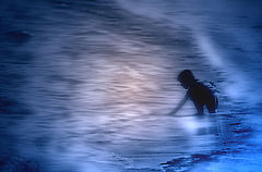 photo "Boy, whick talks with the sea"