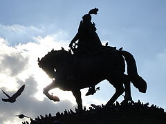 photo "King D.Jo&#227;o I and the pigeons..."