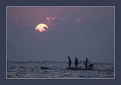 photo "Land's End. Sunset. (Kanyakumari, India)"