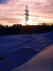 фото "Электрический закат"
