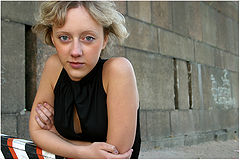 photo "It can be cold in Petersburg in July"