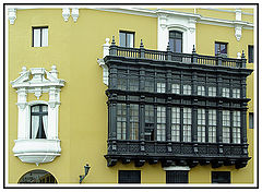 photo "Back and white balconies"