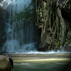 фото "пейзаж с водопадом"