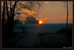 фото "frozen sunrise"