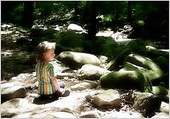 фото "child at the river"