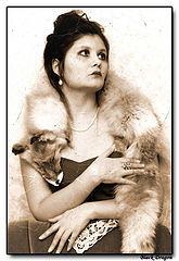 photo "Portrait with a fox"