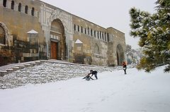 photo "History and  snow ans children"