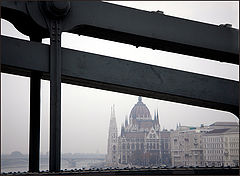 photo "parliament, from szecheny bridge"