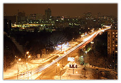 photo "Ognennaya reka nochnoy Moskvi"