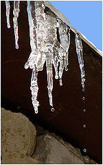 photo "The drip of thawing snow"