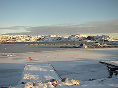 photo "deserted winter harbor"