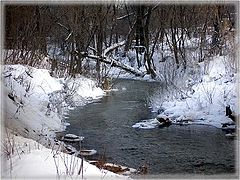 photo "Winter small river"