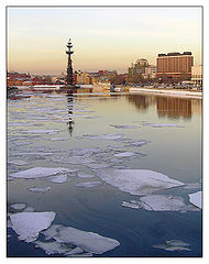 photo "The Moscow ice drift."