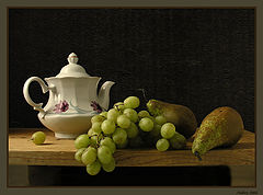 photo "Teapot and fruit"